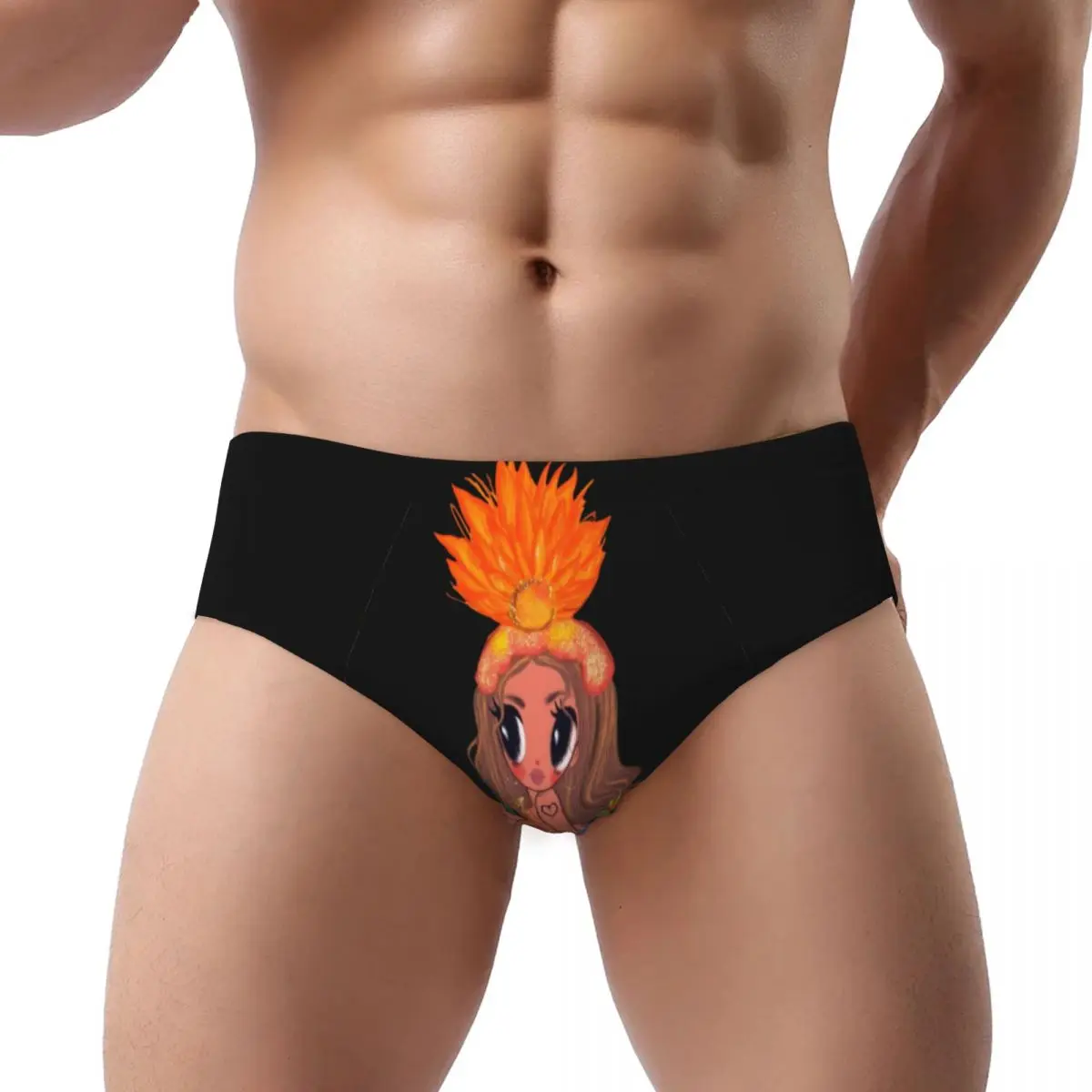 

Custom Mens Colombian Music Singer Karol G Tropicoqueta Men Brief Panties Male Soft Underwear Underpants