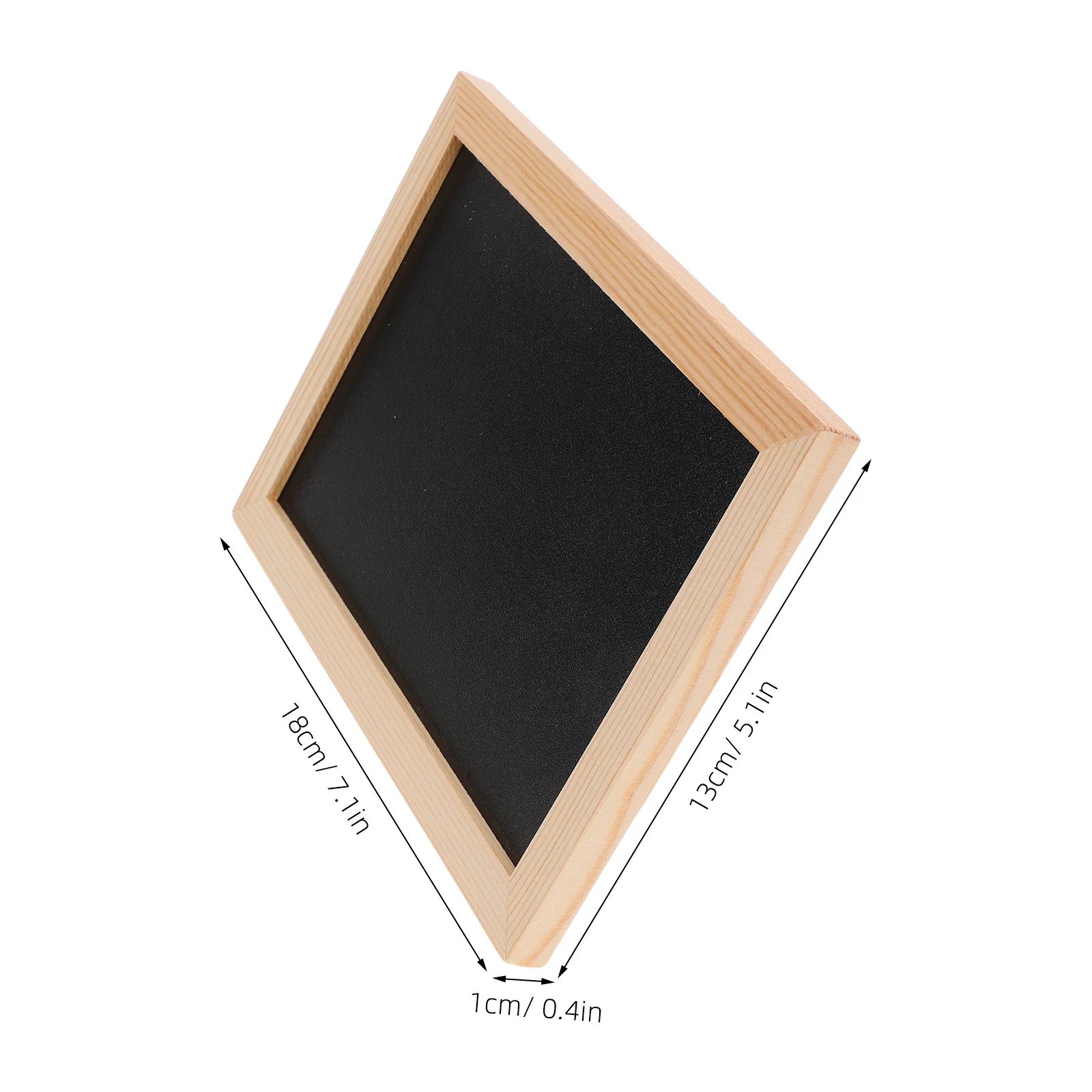 Piccola lavagna 18X13 cm riutilizzabile cancellabile bacheca fai da te appesa decorazione da parete cartello bifacciale tabellone