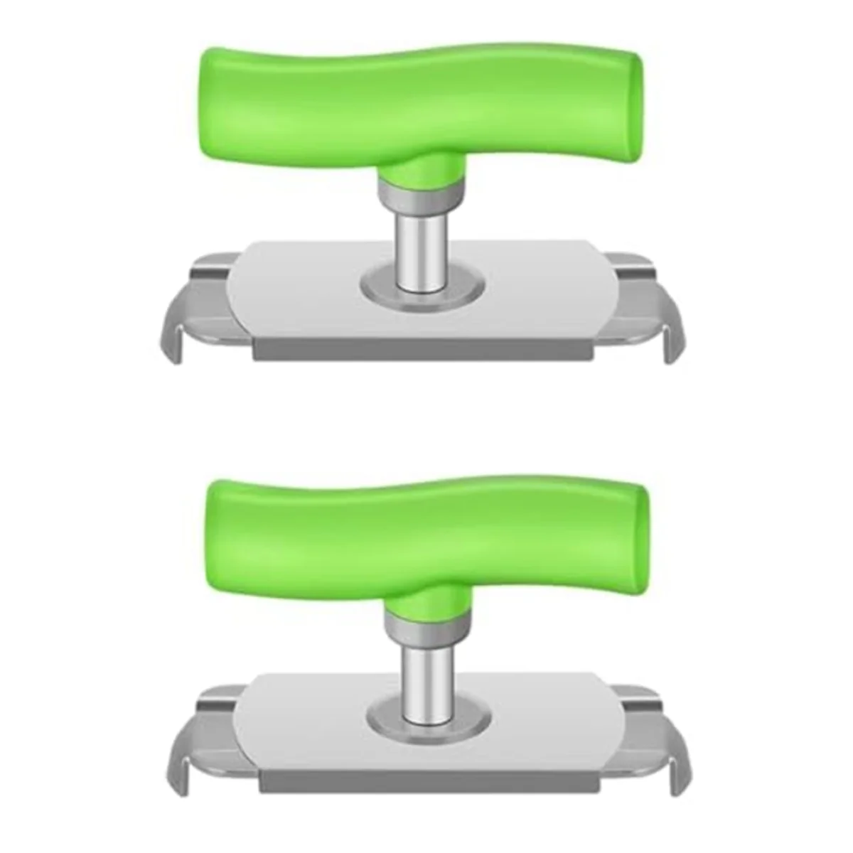 A71P Müheloser Dosenöffner für Gläser, Flaschenöffner für Senioren, leicht zu öffnender Deckelöffner, verstellbarer Griff, Edelstahl, Grün