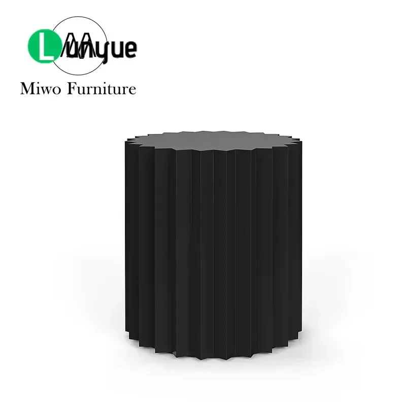 Modern Cylindrical Round Side Table Simple Design Coffee Corner Leisure Sofa Bedside Nightstand for Hotel Living Room Bedroom