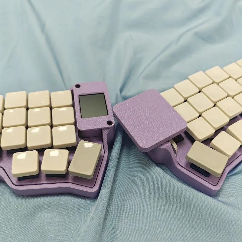 In Stock NEW Corne MX Split Keyboard Custom Bluetooth Wireless Hot Swap Nice View Touchpad  Mouse ZMK Ergonomic Office Keyboard