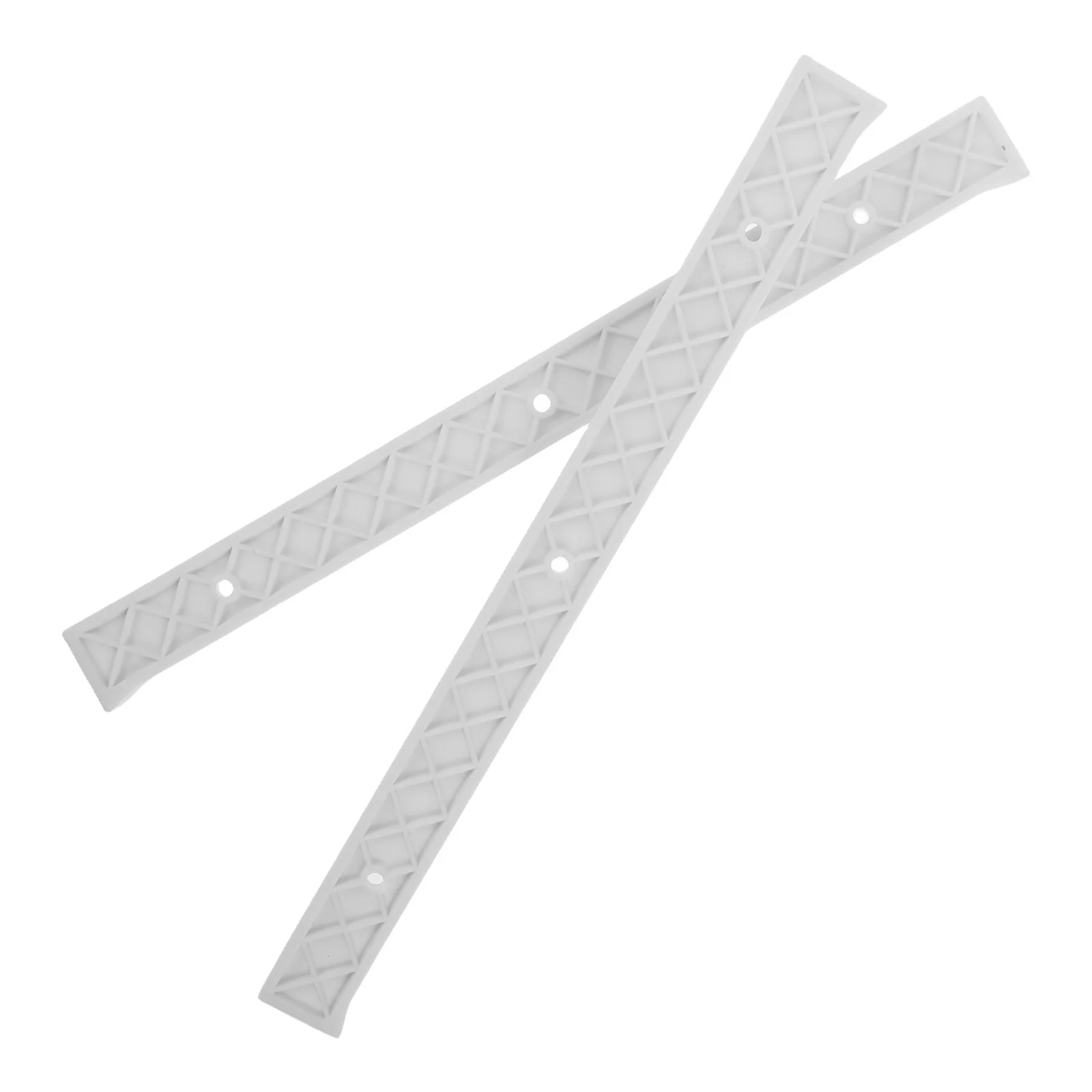 1 par de guías de cajón de plástico para gabinete, guías de cajón blancas, organizador de almacenamiento de 28cm para el hogar, juego de rieles de repuesto DIY