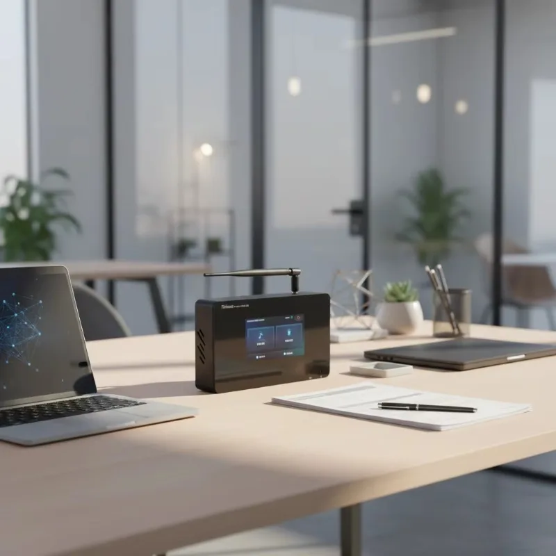 

IP-9611AOB-BS Classroom Audio System IP Network Wall-Mounted Terminal 5-inch HD Screen with Wireless Teaching Microphone