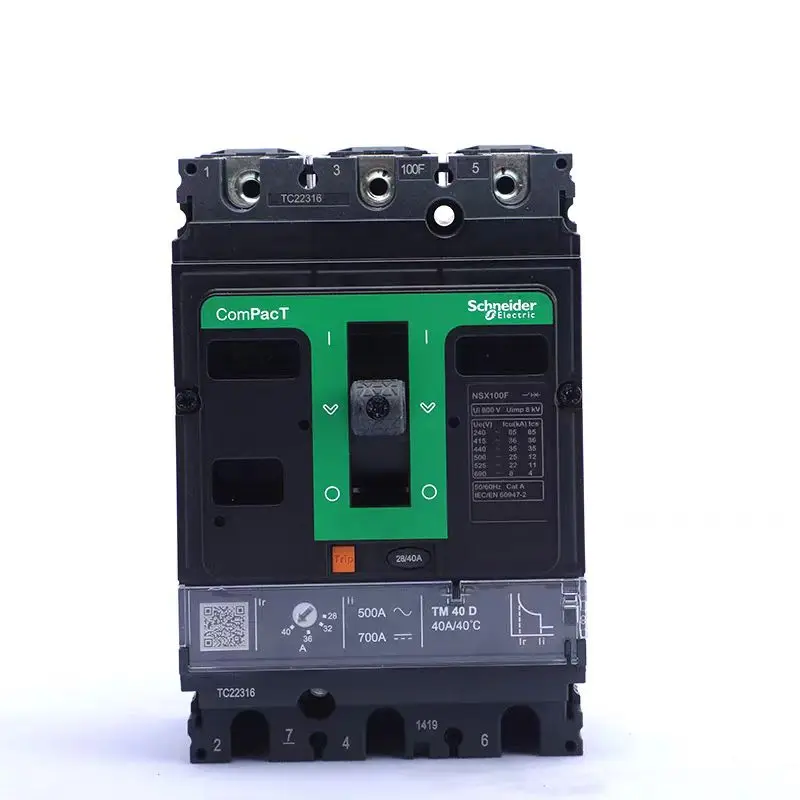 100F160N250H 400A 500A 630A  Protection Miniature Circuit Breaker Over Voltage Protection