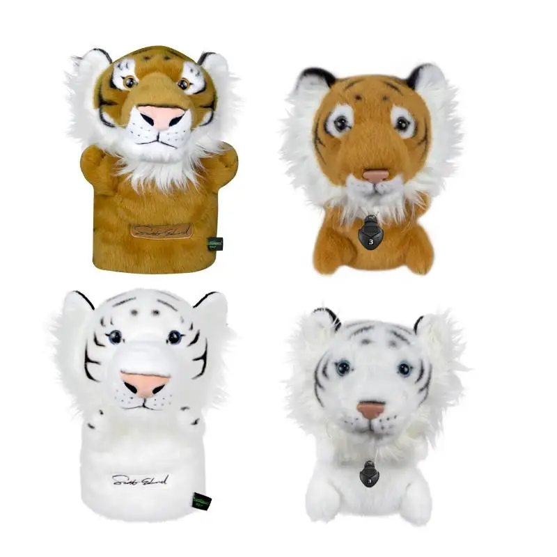 

Cute Plush Animal Golf Club Head Covers For 1/3/5 Driver Protect Golf Clubs From Scratches Fashionable And Beautiful