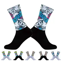 2024 New Seamless Socks Cycling Bike Team Slip Aero Socks Road Bicycle Socks Outdoor Racing Bike Compression Sport Soc