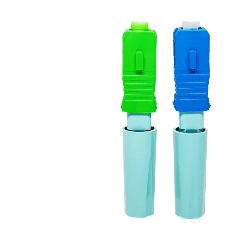 SCUPC/APC Optical Fiber Quick Connector Fiber Optic Cold Splicing FTTH Tool Fiber Cold Connection Field Assembly Fast Connector