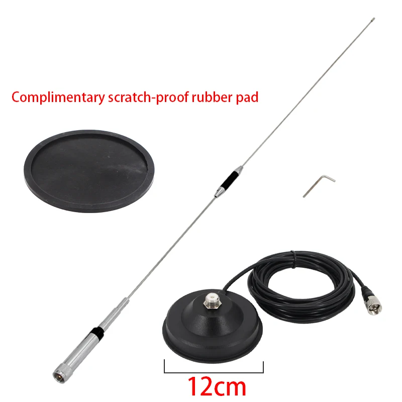 SL16-J/M Male PL-259 NAGOYA NL-770R Dual Band VHF/UHF 144/430MHz 3.0/5.5 dBi High Gain Amateur Car Radio Mobile/Station Antenna