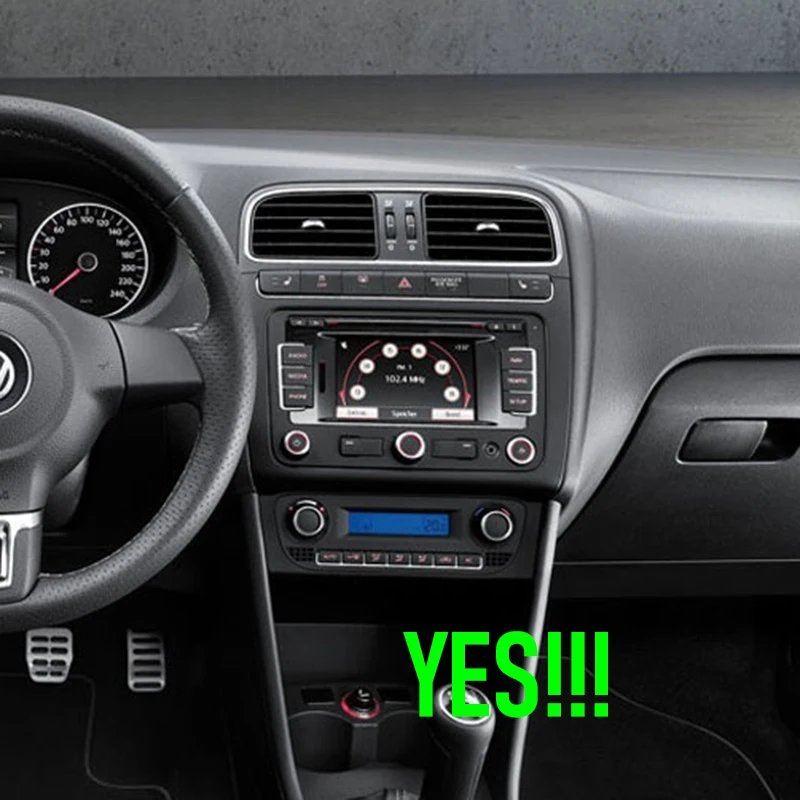 9 ''para vw polo 2009-2013 64gb rádio do carro sem fio android 15 gps unidade principal carplay sistema inteligente navi wifi bt google mapa