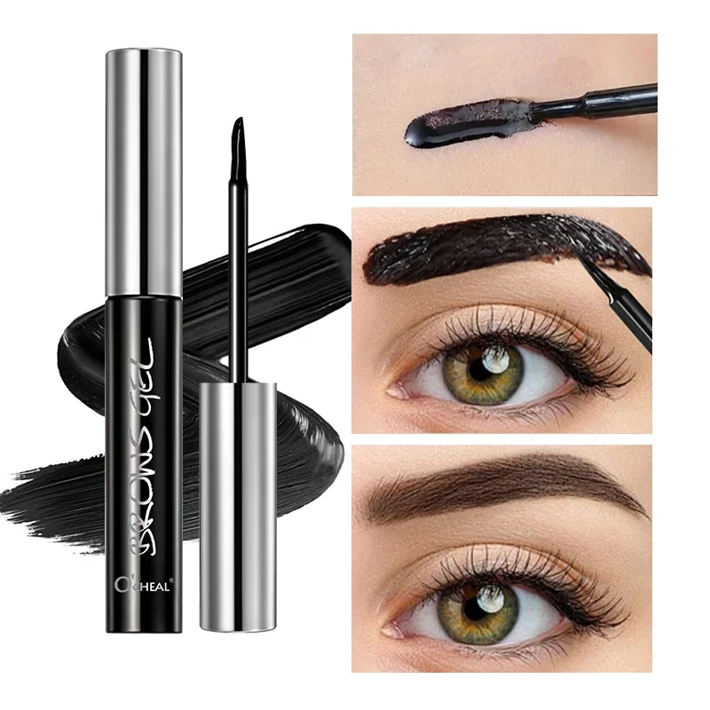 Ocheal facile à décoller les sourcils Gel tatouage teinte Semi-Permanent sourcil Gel imperméable longue durée noir brun 3D Mascara sérums
