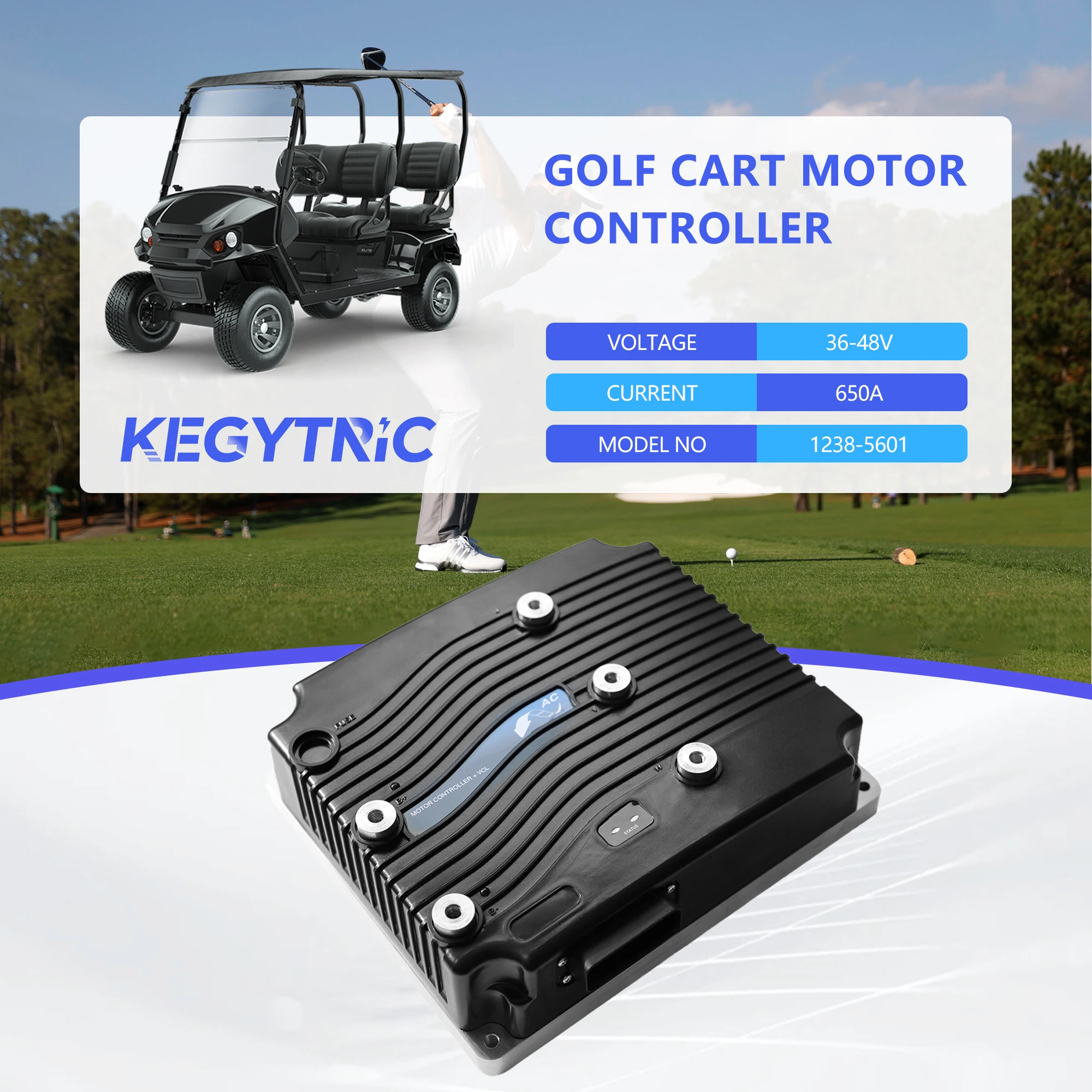 

48V 650A Motor Controller 1238-5601 Compatible with Curtis Electric Vehicle Material Handlin Equipment