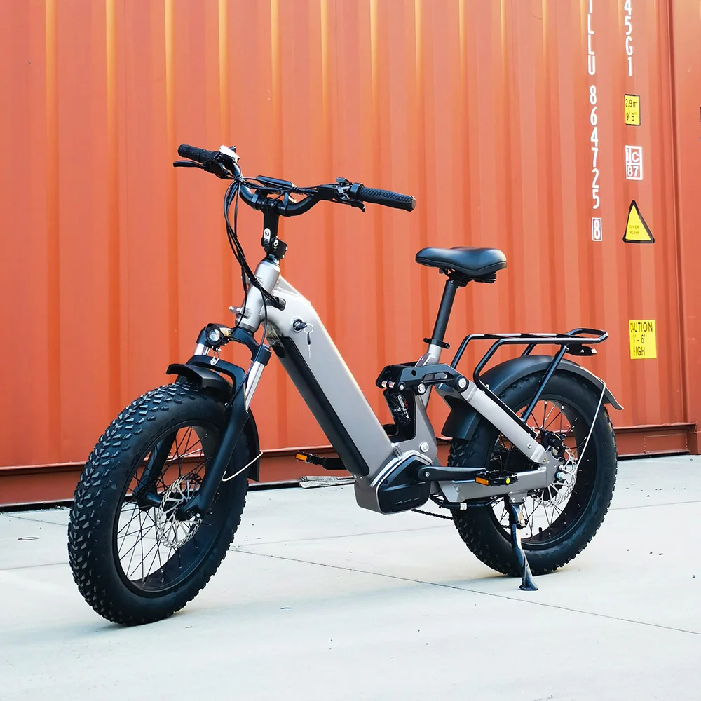 

Горный велосипед 48 В E, 20-дюймовый электрический велосипед Mtb с гидравлическим дисковым тормозом, полная подвеска