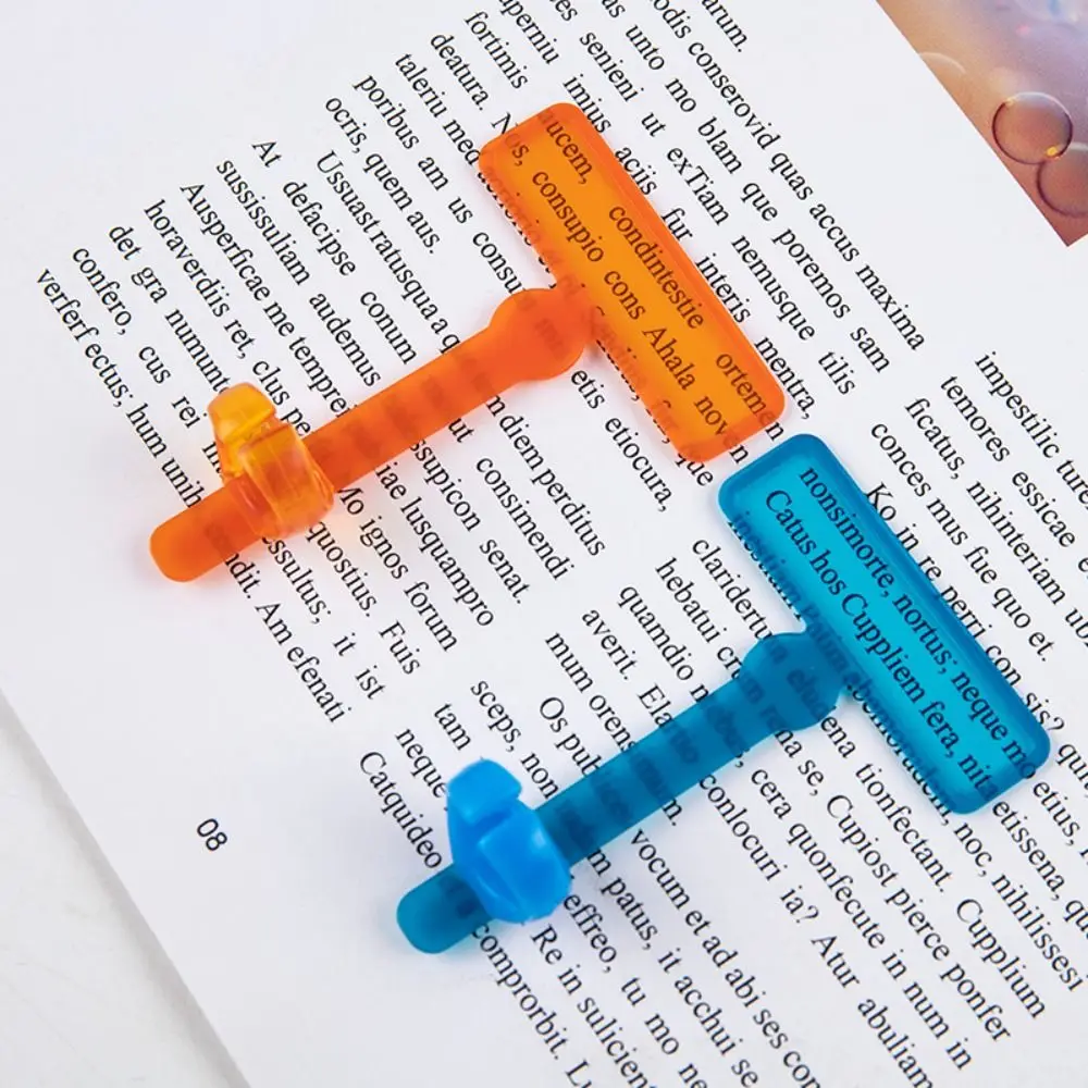 Creative Autism Early Readers Reading Magnifier Guided Reading Strips Finger Reading Stick ADHD Tools Dyslexia Tools
