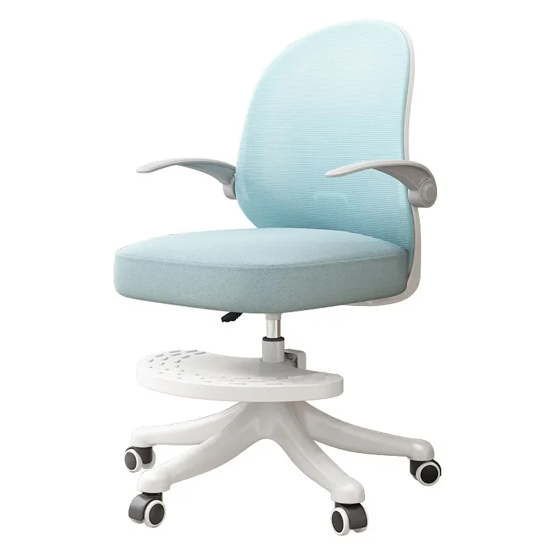Adjustable Ergonomic Study Chair for Teens Students Comfortable Writing Computer Seat Height Lift Home Office Furniture