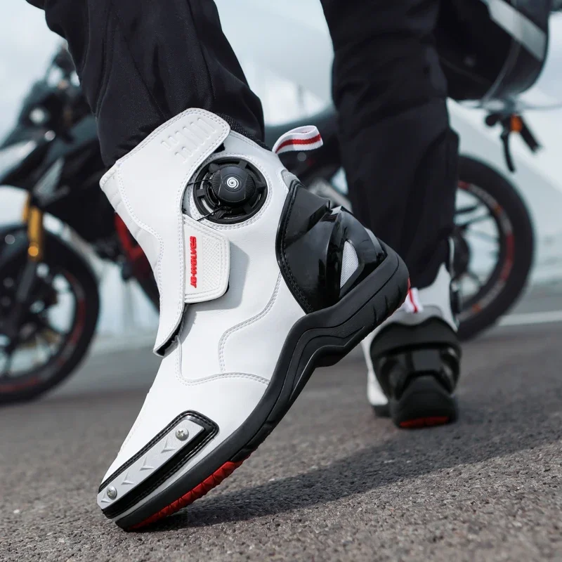 

Motorcycle professional riding boots summer anti-fall unisex casual cycling shoe men outdoor high-top cross-country racing boots