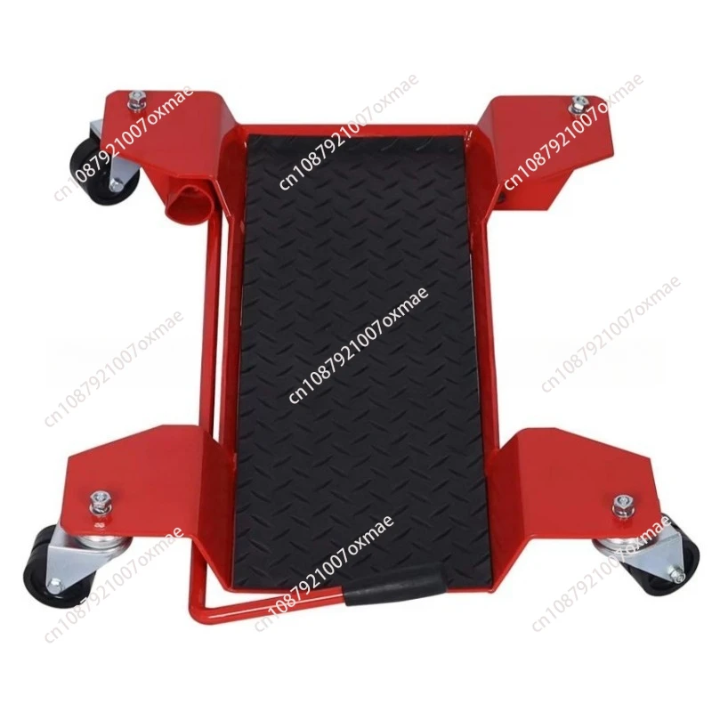 

Motorcycle Centre Stand Moving Dolly Trolley Platform 360 Degree Casters Trailer Moving Carrier for Motorbike