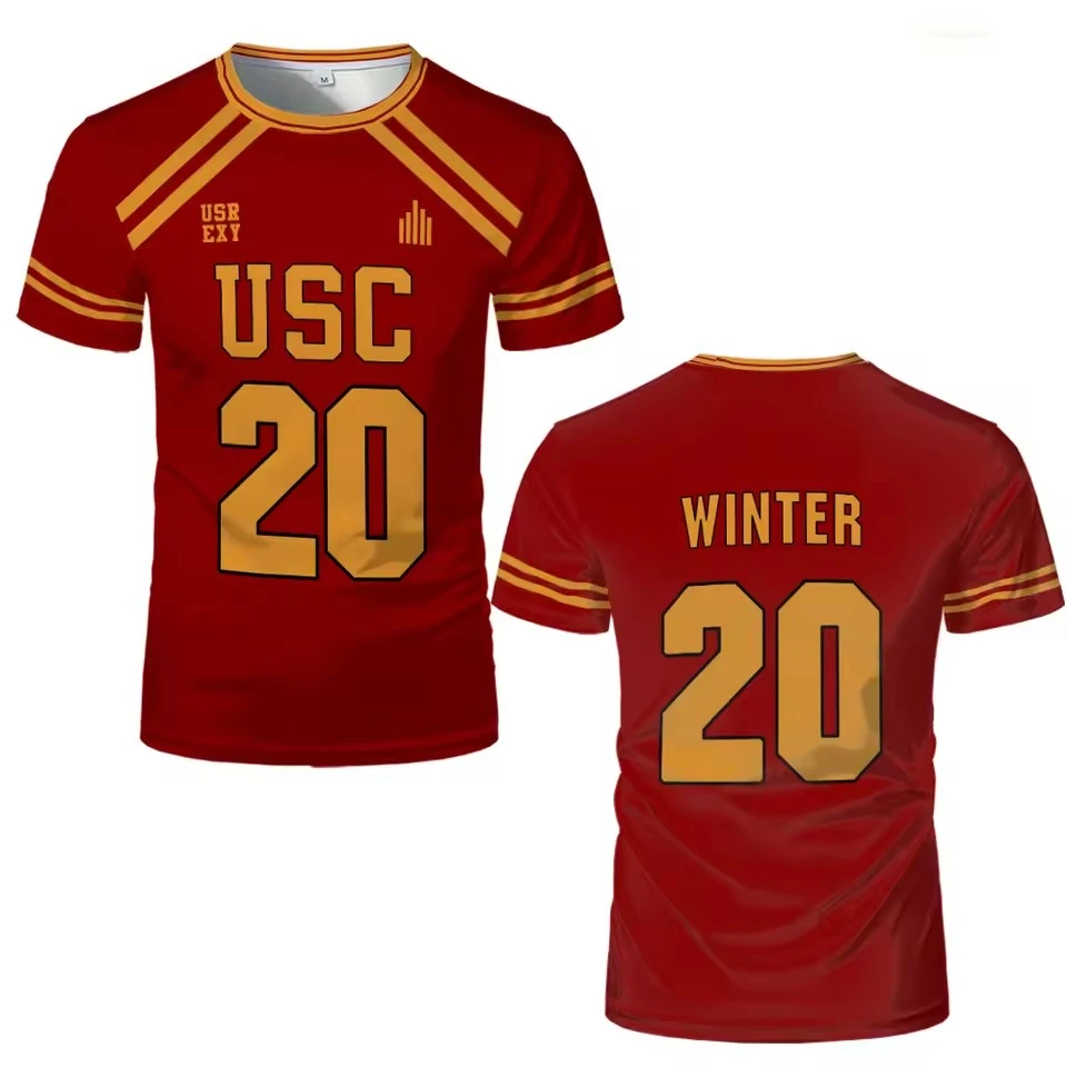 トップス L'Appartement USC PRINT FOOTBALL T USC Trojans Anime Foxhole Court Lacrosse Jersey T-Shirt