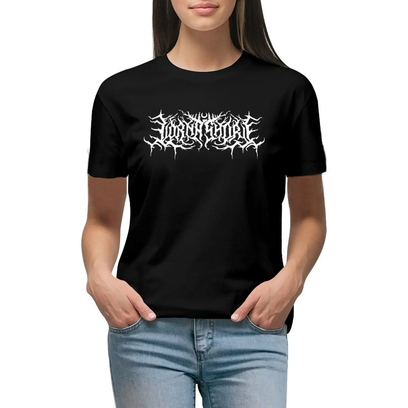 Lorna shore logo classic t shirt T-Shirt summer tops sports fans animal print shirt for girls t shirts for Womens