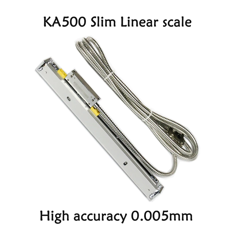 Sino KA-500 70 120 170 220 270 320 370 420mm 5um 18mm*20mm Slim Linear Scale Original KA500 Thin Small Grating Ruler Encoder