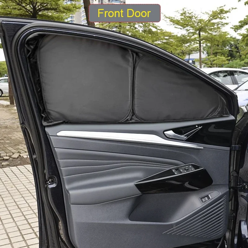 

Автомобильный солнцезащитный козырек на черное окно, авто, анти-УФ-изоляция, защитная крышка, внутренний аксессуар для Volkswagen ID.4 2021-Present