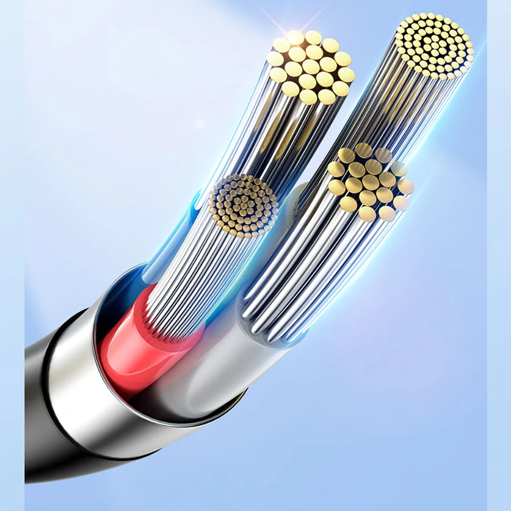 كابل شحن سريع USB من النوع C بقدرة 100 وات 6 أمبير لهاتف Xiaomi Huawei OnePlus Samsung Galaxy Honor OPPO VIVO