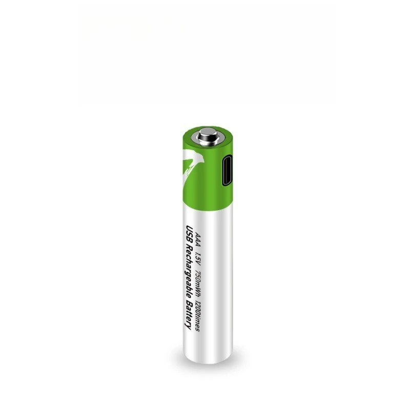 1.5V AAA 750mWh Li-ion Batteries For Mouse Clock Shaver Hermometer with TYPE-C Cable AAA USB Rechargeable battery