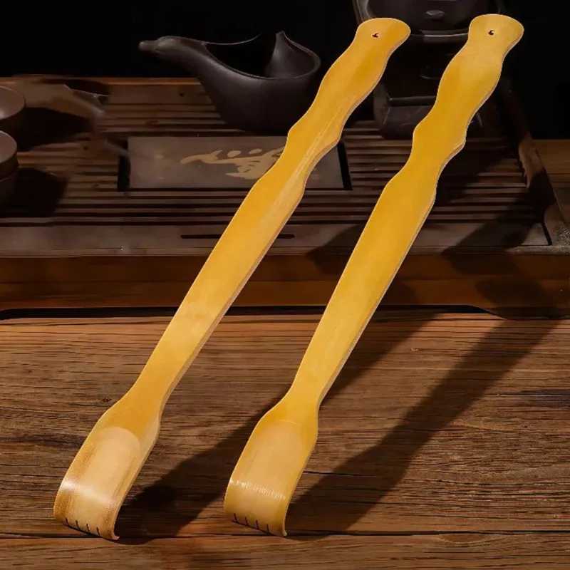 

Бамбуковый массажный ролик для спины, длинный деревянный корпус, большая палочка для мужчин и женщин - удобное облегчение зуда спины