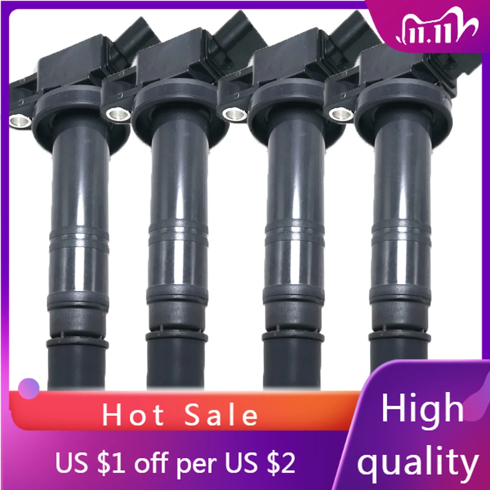 

4 Ignition Coil for Toyota Tacoma Land Cruiser Camry Rav4 90919-02248 90919-C2002