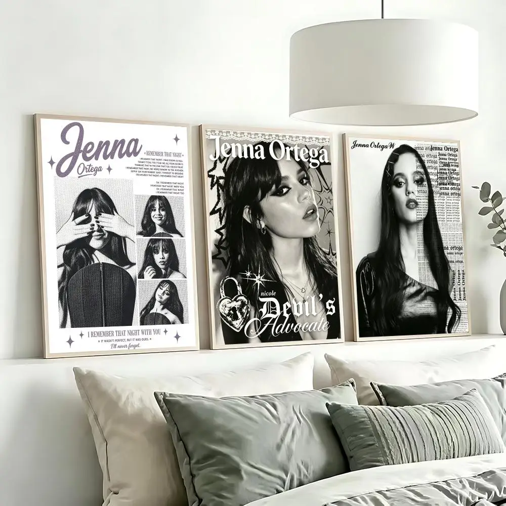 actor Jenna Ortega Poster Poster HD Printing Modern Minimalist Style for Home Decor for Bedrooms Home home office Gift