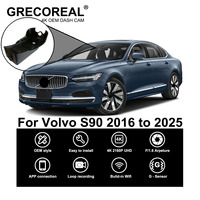 GRECOREAL 4K Dash Cam Front and Rear 2160P WiFi Car Dual Dashcam APP Control Easy Install Plug Play Compatible with Volvo S90