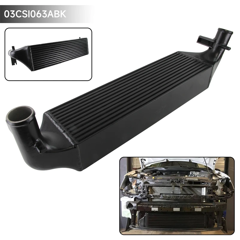 Tuning Performance Intercooler  For Audi A1 Volkswagen Polo 6R 6C 1.4  2.0 TSI Skoda Fabia Black