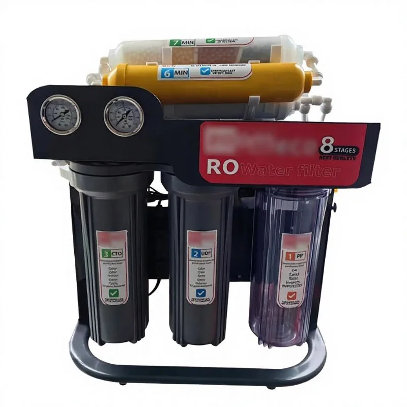Self-Cleaning 6-Stage Electric Under-Sink Industrial Water Filter for Household Use with Power Source