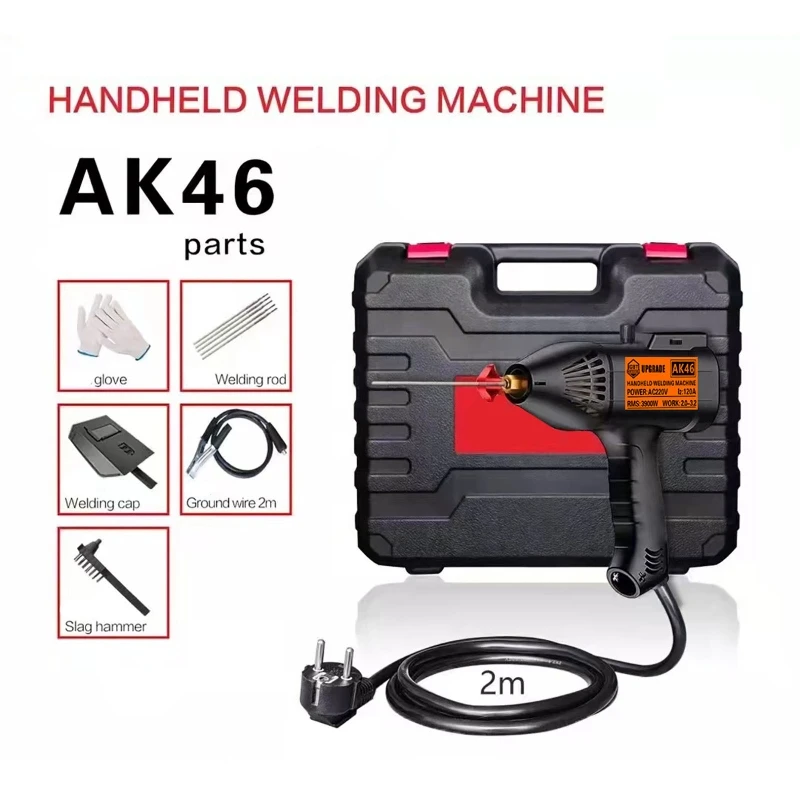 3900W New Handheld Portable Arc Welder 2-14mm Thickness Home Electric Welder Fully Automatic Digital Intelligent Welder 110/220V