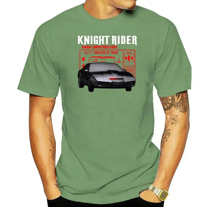 Knight Rider Kitt Retro Tv Hasselhoff Eighties 80'S Men'S T Shirt Size S To 4Xl 014788