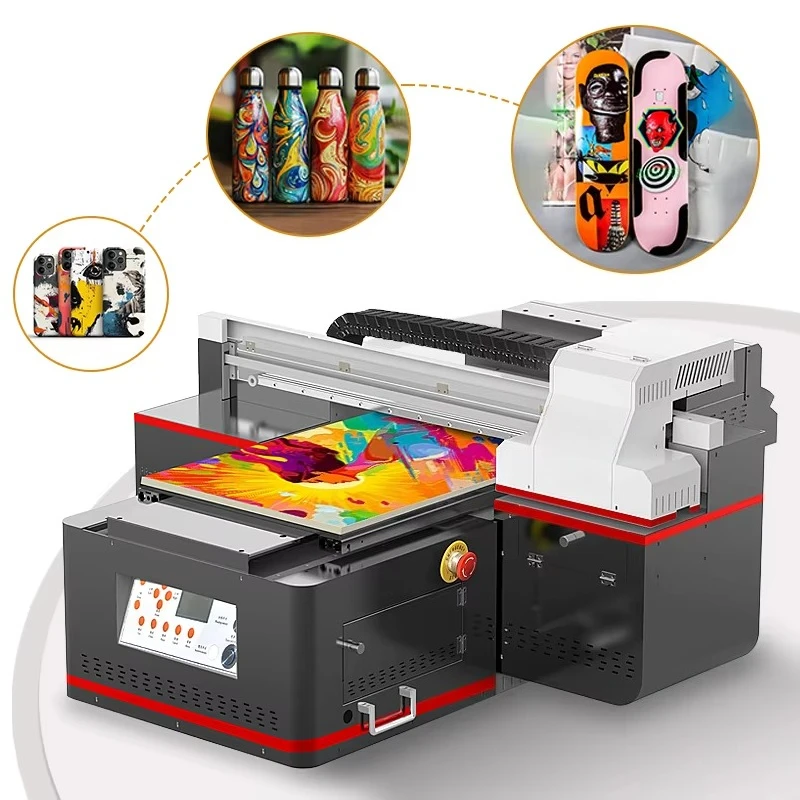 UV Flatbed Printer Quick Speed Dual DX8 Heads Printing Equipment FL Custom Wholesale