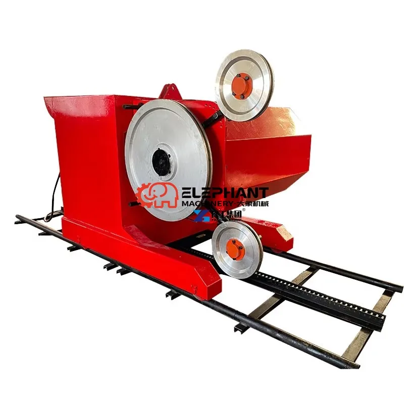 CNC Automatic Granite Wire Saw Machine 55KW High - Power for Stone Quarry Concrete Demolition 360° Rotation