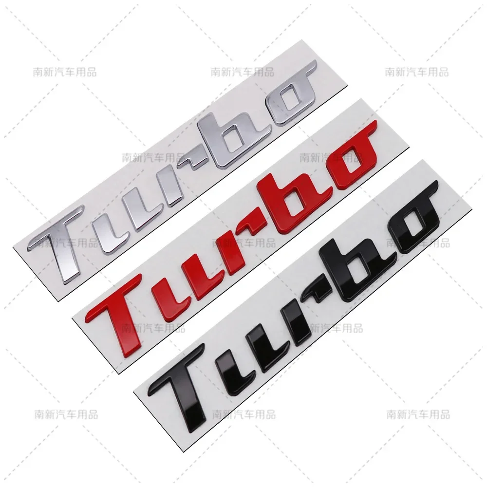 Cross border hot selling new TURBO car logo split TURBO labeling car sticker emblem