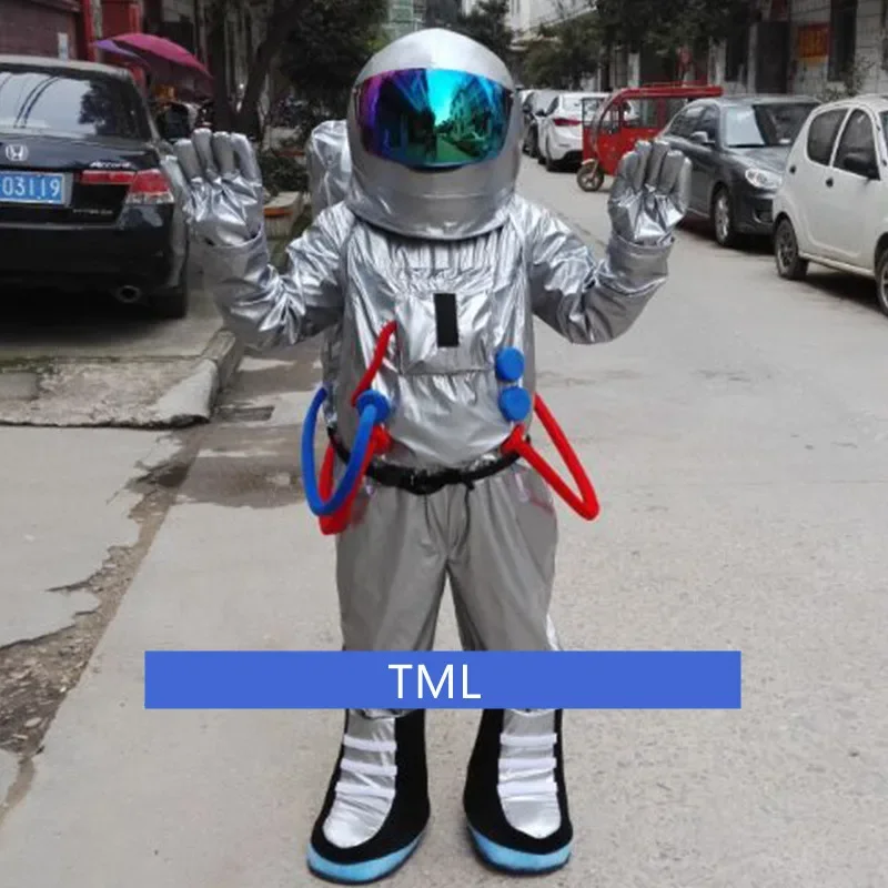 Cosplay Astronaut Spaceman Ruimtevaart Ruimtepak Mascotte Kostuum Reclameceremonie Fancy Dress Party Animal Carnaval Optreden