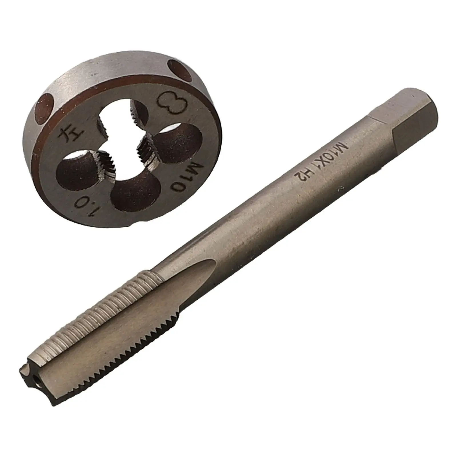 Gewindebohrer und Gewindeschneider 1 * M10 X 1,0mm Gewindeschneider 1 * M10 X 1,0mm Gewindebohrer 1,0mm HSS Langlebig Hochwertig 1,0mm Gewindebohrer – Detail 10