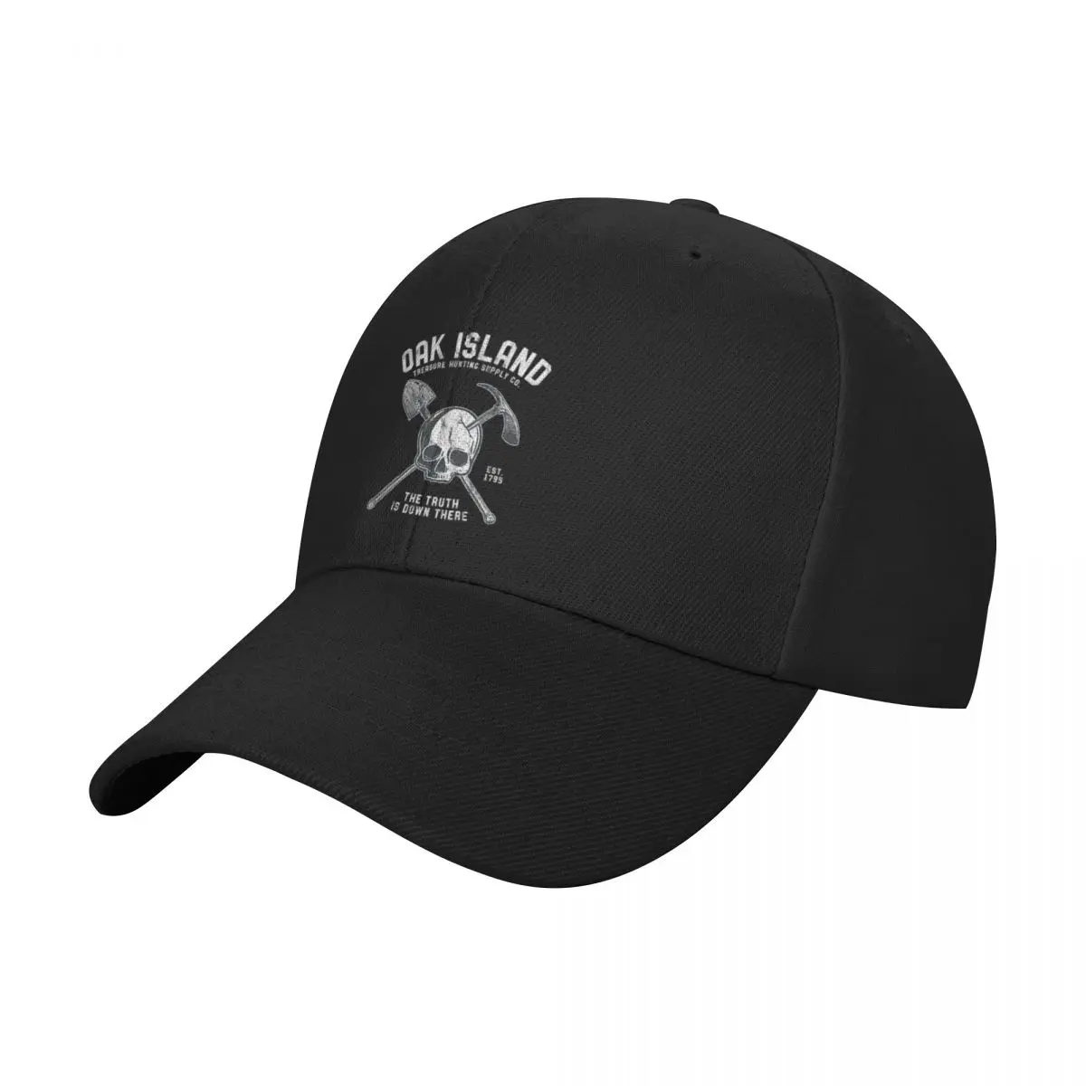 Fashion Oak Island Vintage Skull Templar Treasure Hunting baseball cap Sweet Cool Style Women's Sun Hat