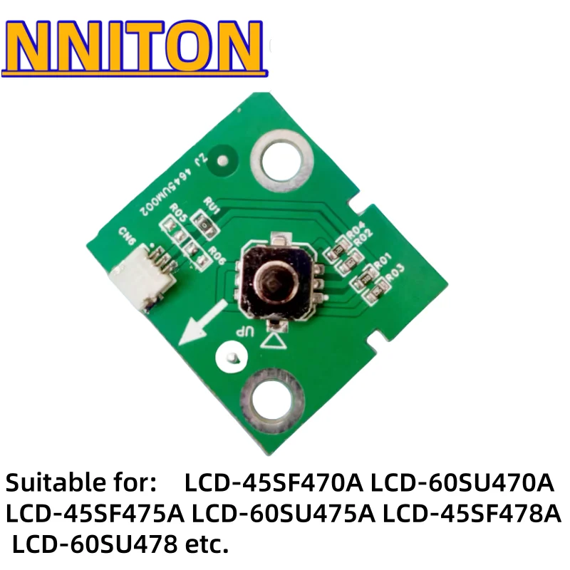 ZJ 4645UM002 RUNTKB329WJQZ2 Operating Button，Key board ,push botton board LCD-45SF470A LCD-60SU470A LCD-45SF475A LCD-60SU475A LC