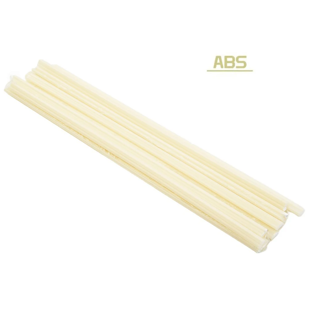 Hastes de soldadura plástica para o reparo do amortecedor, ABS, PP, PVC, PE varas, fontes do soldador, 200mm, 10Pcs