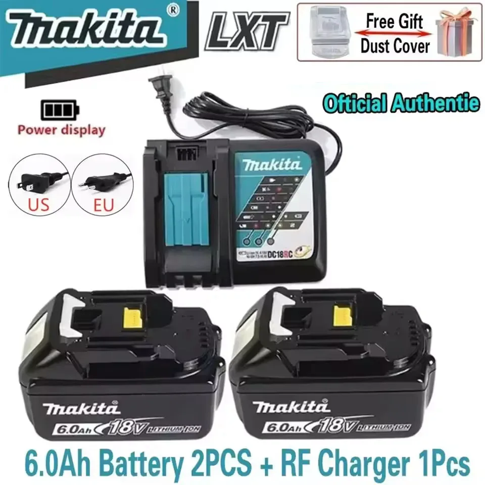 

100% original Makita 18V 6.0Ah Rechargeable Battery for Makita 18V BL1830 BL1830B BL1840 BL1840B BL1850 BL1850B Power Tools