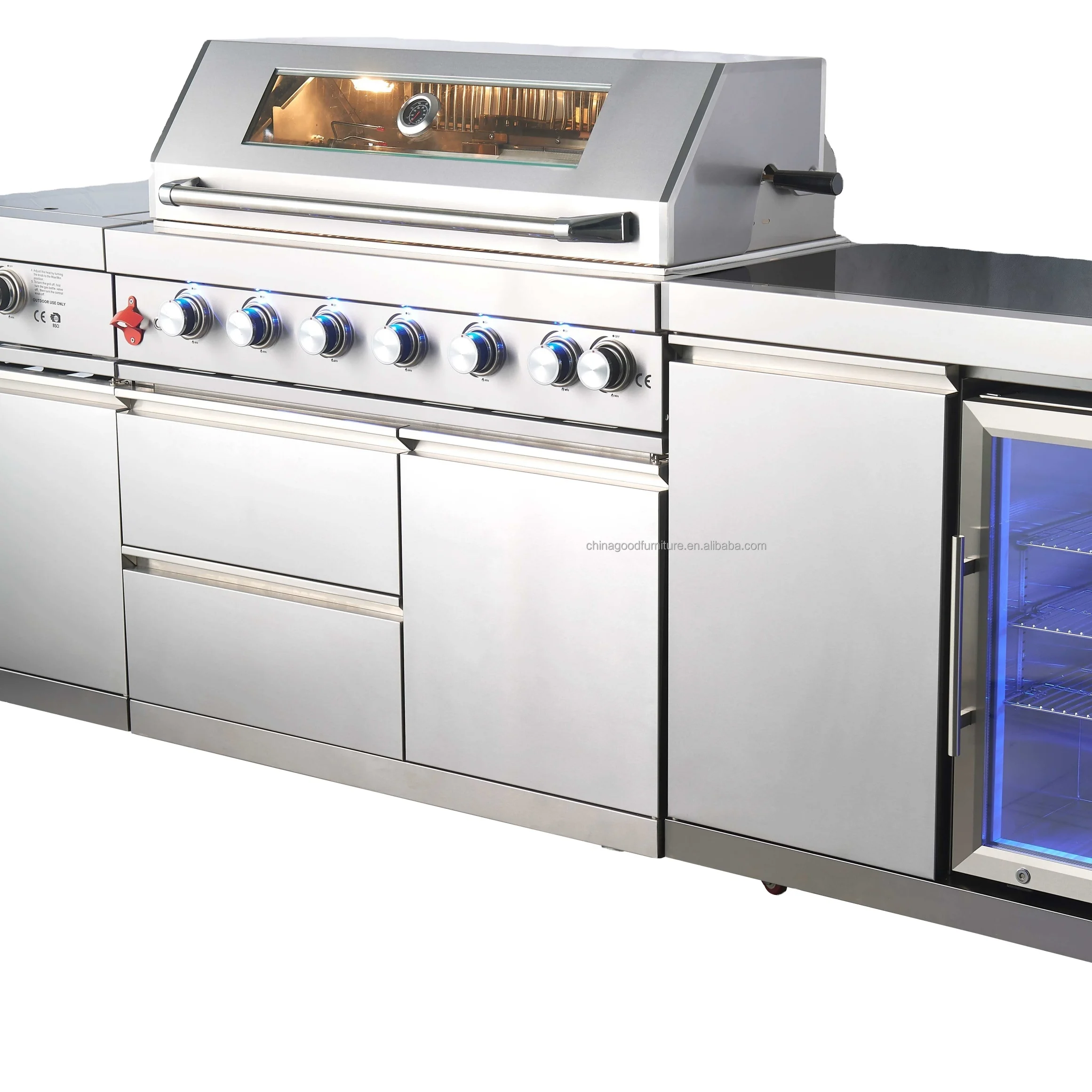 

Professional Manufacturing Tabletop Smokeless Barbecue Outdoor Built in Gas Bbq Grill