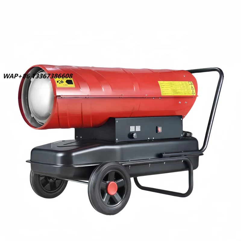 600㎡ Industrial Oil Heater Hand Push Mobile  Forced air Heater for Indoor Outdoor Construction