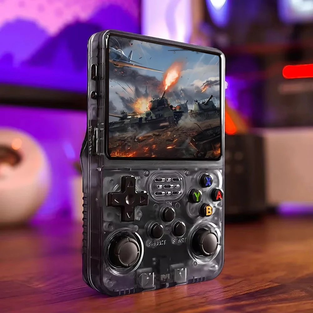 

R36S Game Console 3.5Inch IPS Screen 64GB Classic Retro Handheld Games Consoles Portable Pocket Game Player Children Gifts