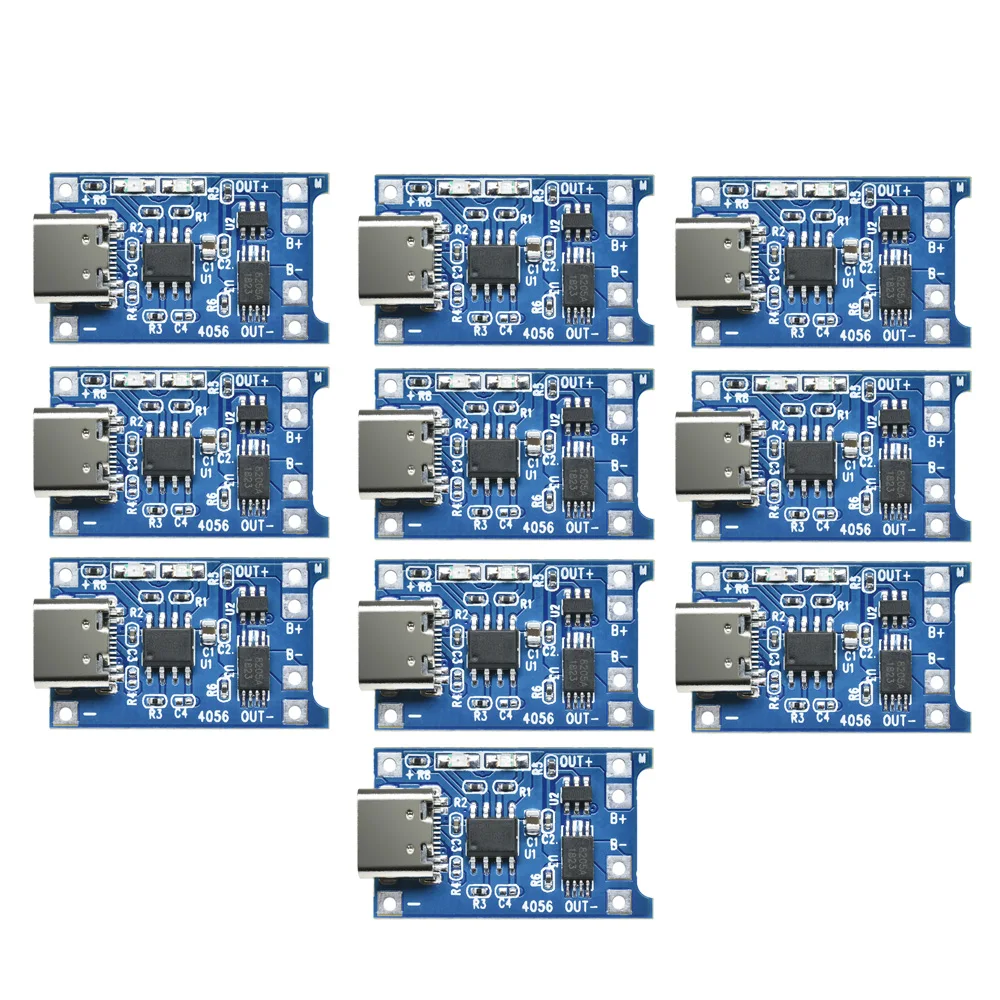 1/5/10PCS Type-c USB 5V 1A 18650 TP4056A modulo caricabatteria agli ioni di litio scheda di ricarica con protezione doppia funzione