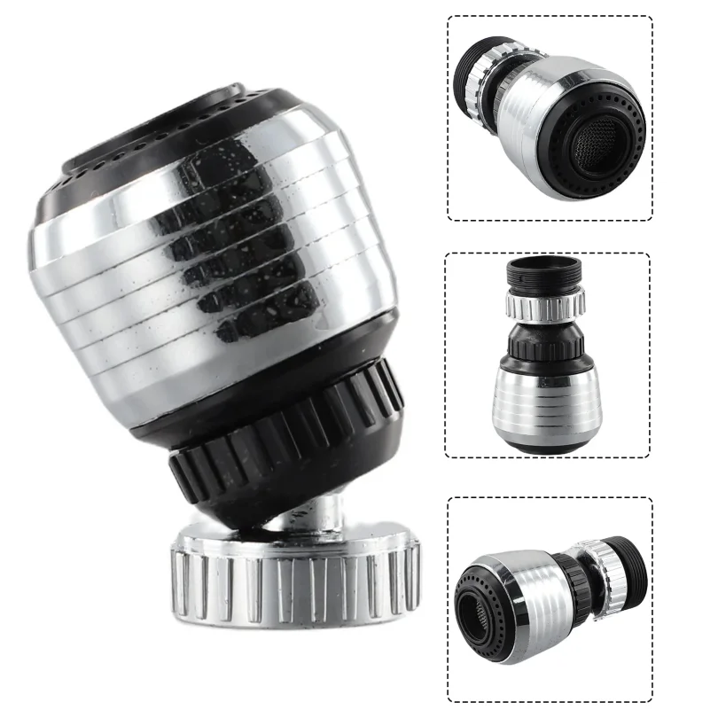 

1pcs Faucet Nozzle 360 Degree Rotation Filter Extension Tube Shower Water Saving Tap Head Nozzle Universal Kitchen Accessories