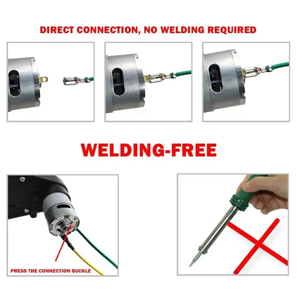 6V 12V 24V DIY Wire Harness Electric Conversion Kit With Switch For Ride On Toy Car SUV Modification Parts