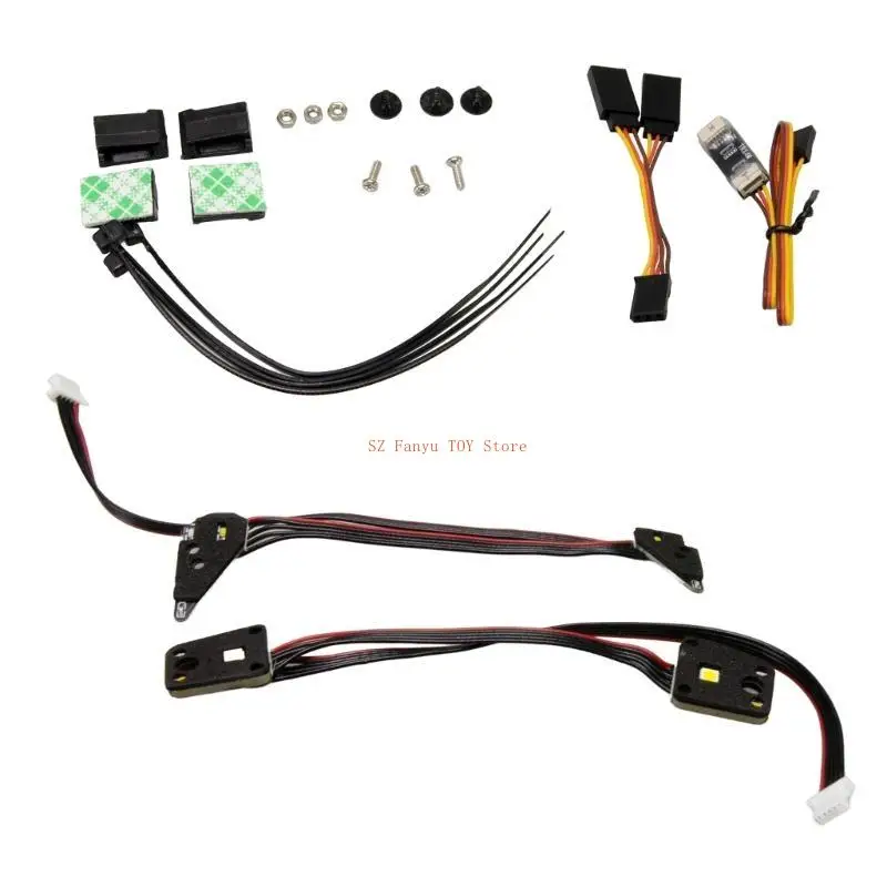 

96GC A Set Simulated Car Light Easy Upgrade for TRX4M 1/18 Remote Car Replacement